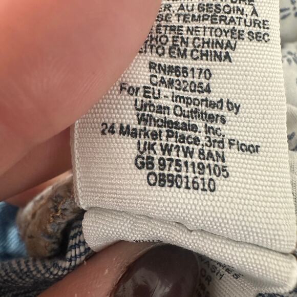 Free People blossom rigid skinny jeans size 27 high rise button fly distressed - Picture 11 of 15